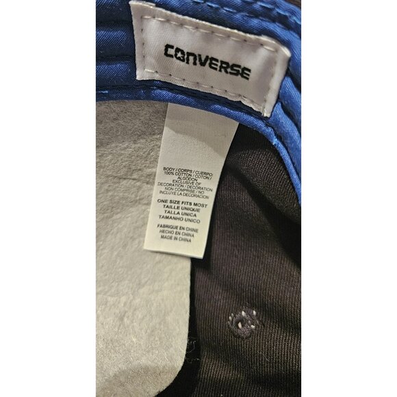 Converse All Star Chuck Black Taylor polka dot Hat STRAP-BACK Adjustable Strap - Picture 8 of 8